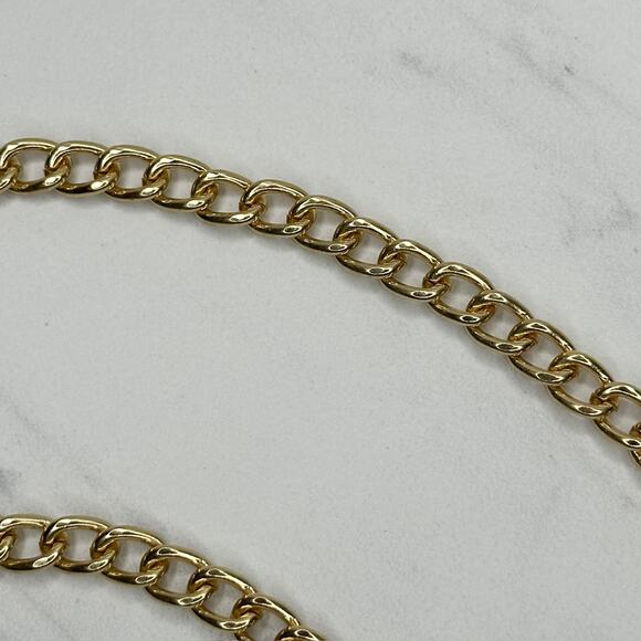 Gold Tone Chain Link Handbag Strap Replacement Purse Chain ✨ - Picture 4 of 13